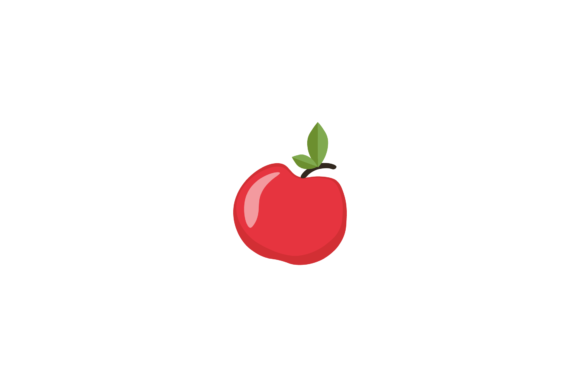 Apple on the Table Illustrations Vector