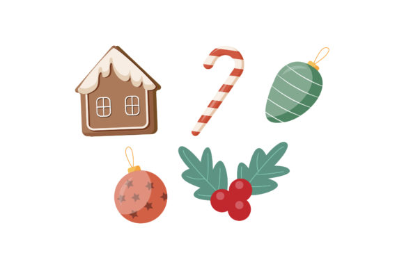 Christmas Vector Illustrations for Real Embroidery Projects