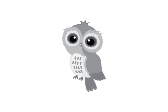 Cute Anima Owl Illustrations Vector Graphics