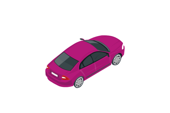 Family Car Illustrations Graphics for Modern Publishers