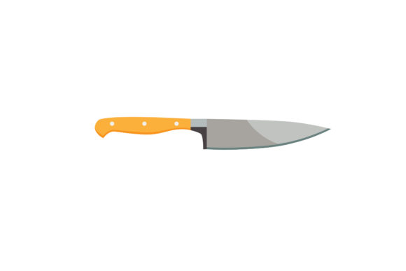 Kitchen Slicing Knife Illustrations Graphics Review