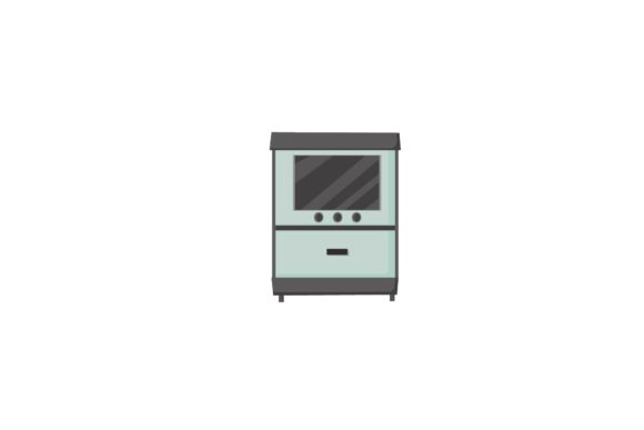 Kitchen Standing Oven Illustrations: Graphics Review