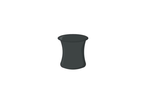 Minimalist Puff Chair Illustrations Graphics for Crafters