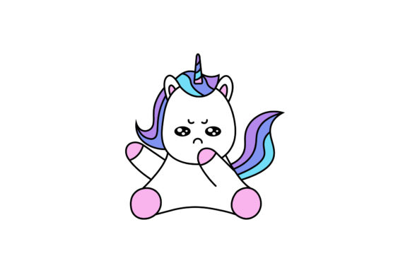 Unicorn Vector Kawaii Illustrations Graphics Review